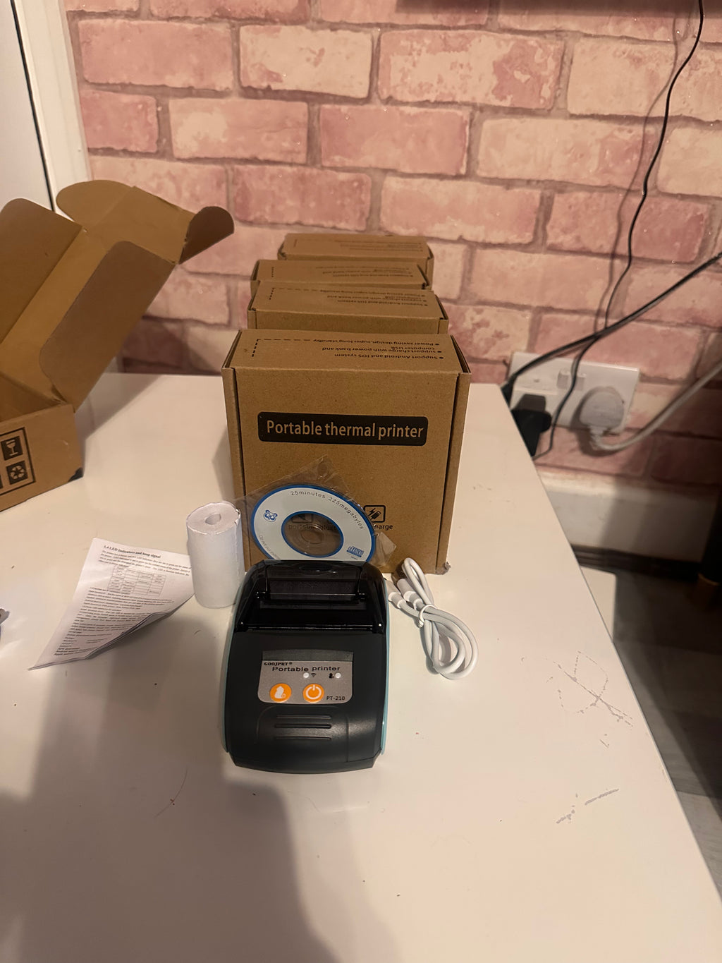 PT-210 Portable Thermal Printer
